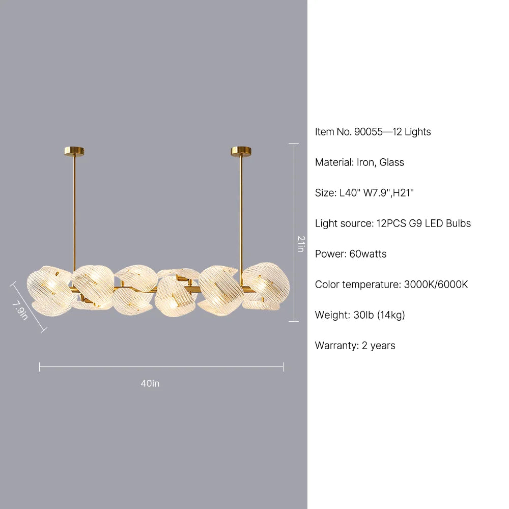 modern dining chandelier