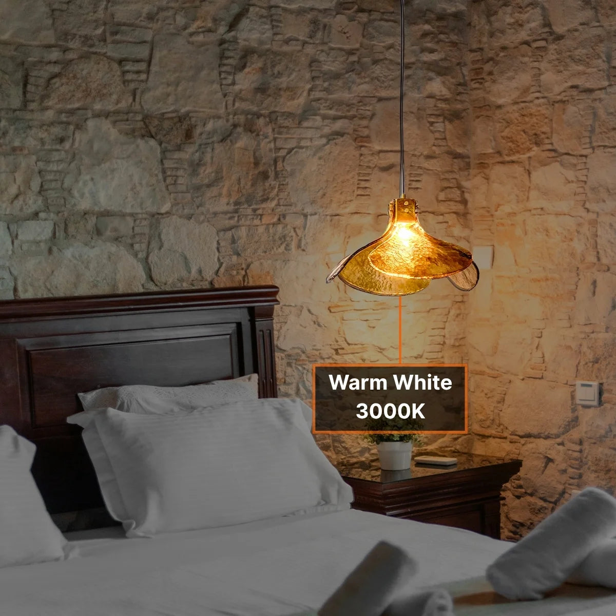 modern glass hanging light