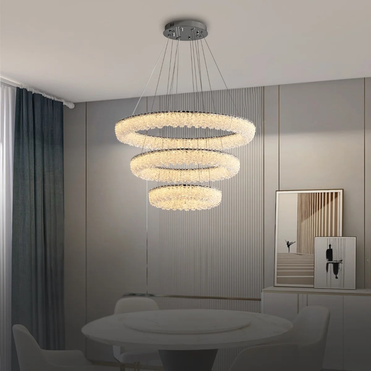 modern gold chandelier