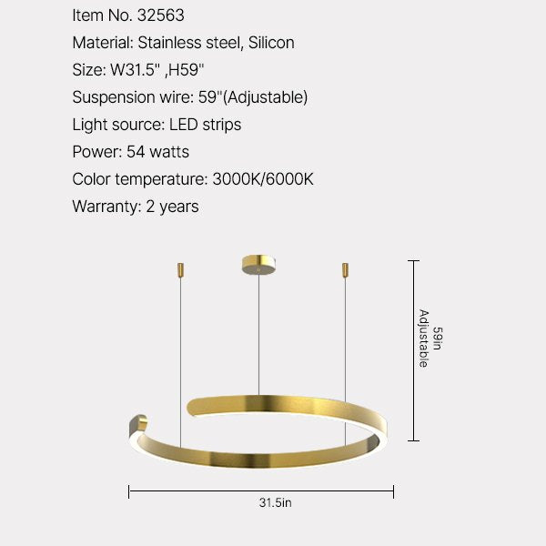 modern led lighting chandelier