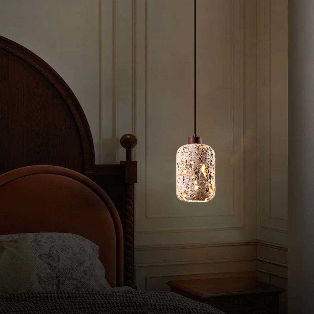 modern wood pendant fixture