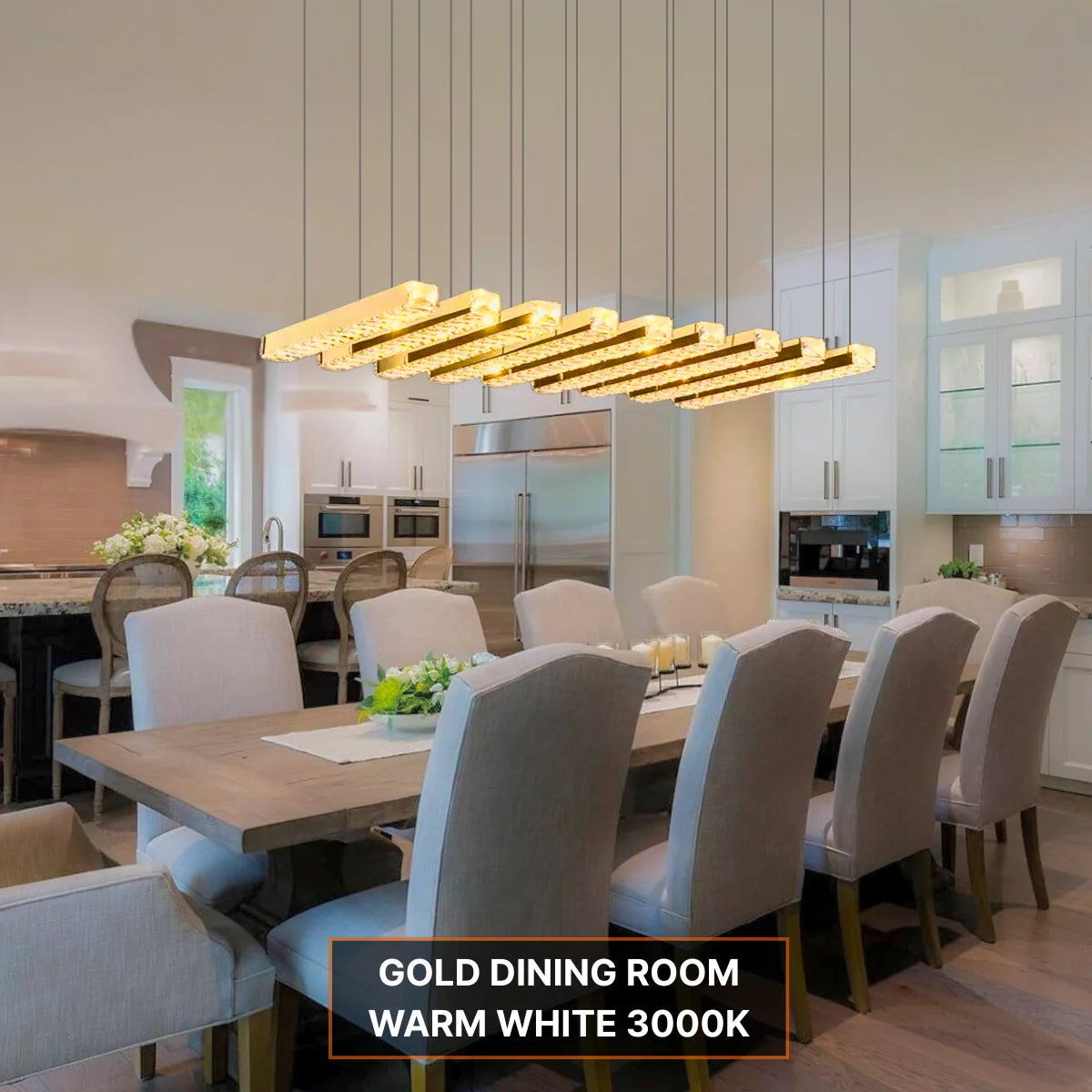 pendant crystal light modern