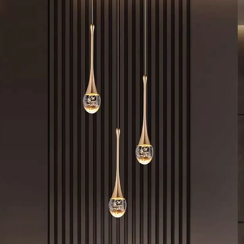 Drop Pendant Light-Black/Gold Small Crystal Pendant Light For Kitchen Video