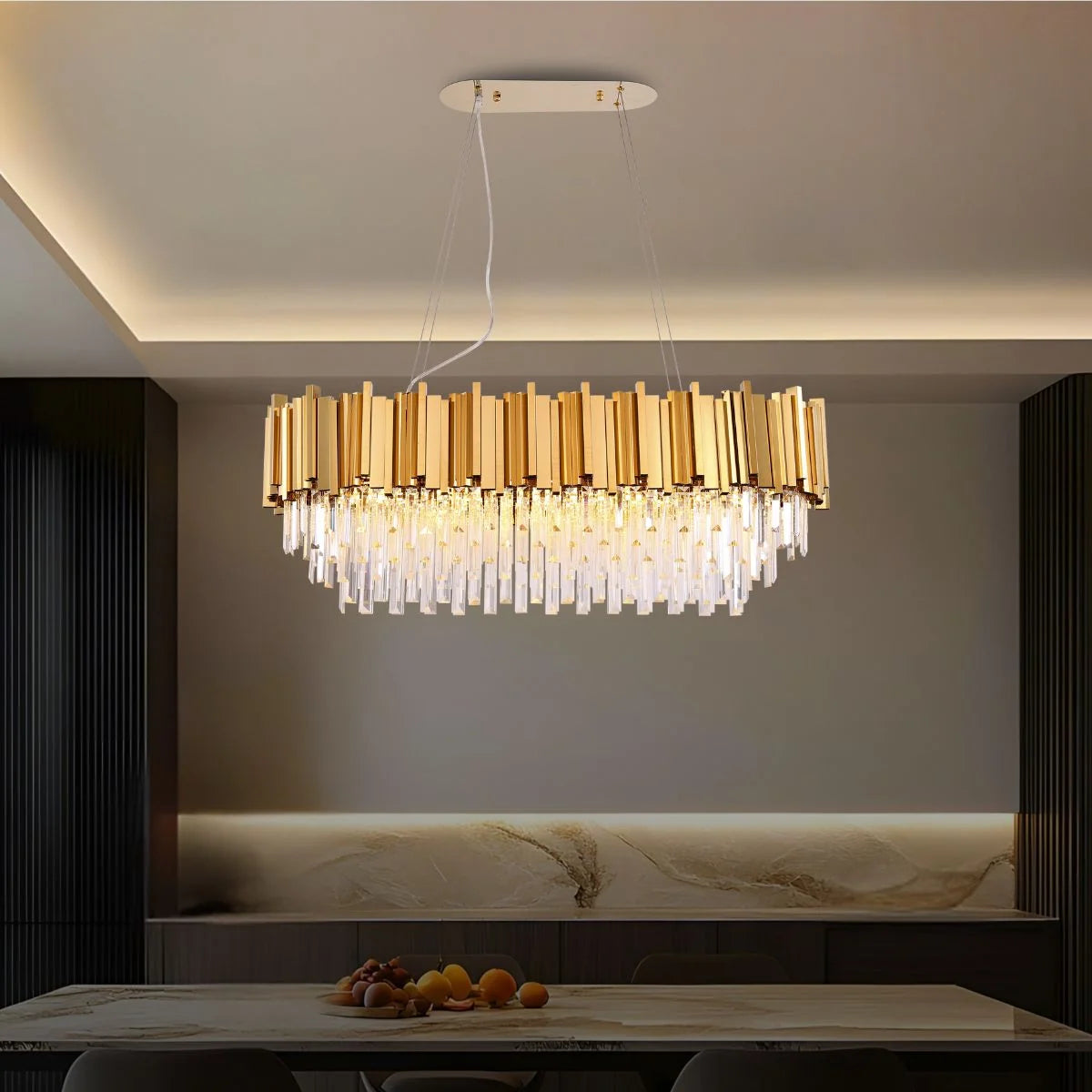 rectangular chandelier for dining room