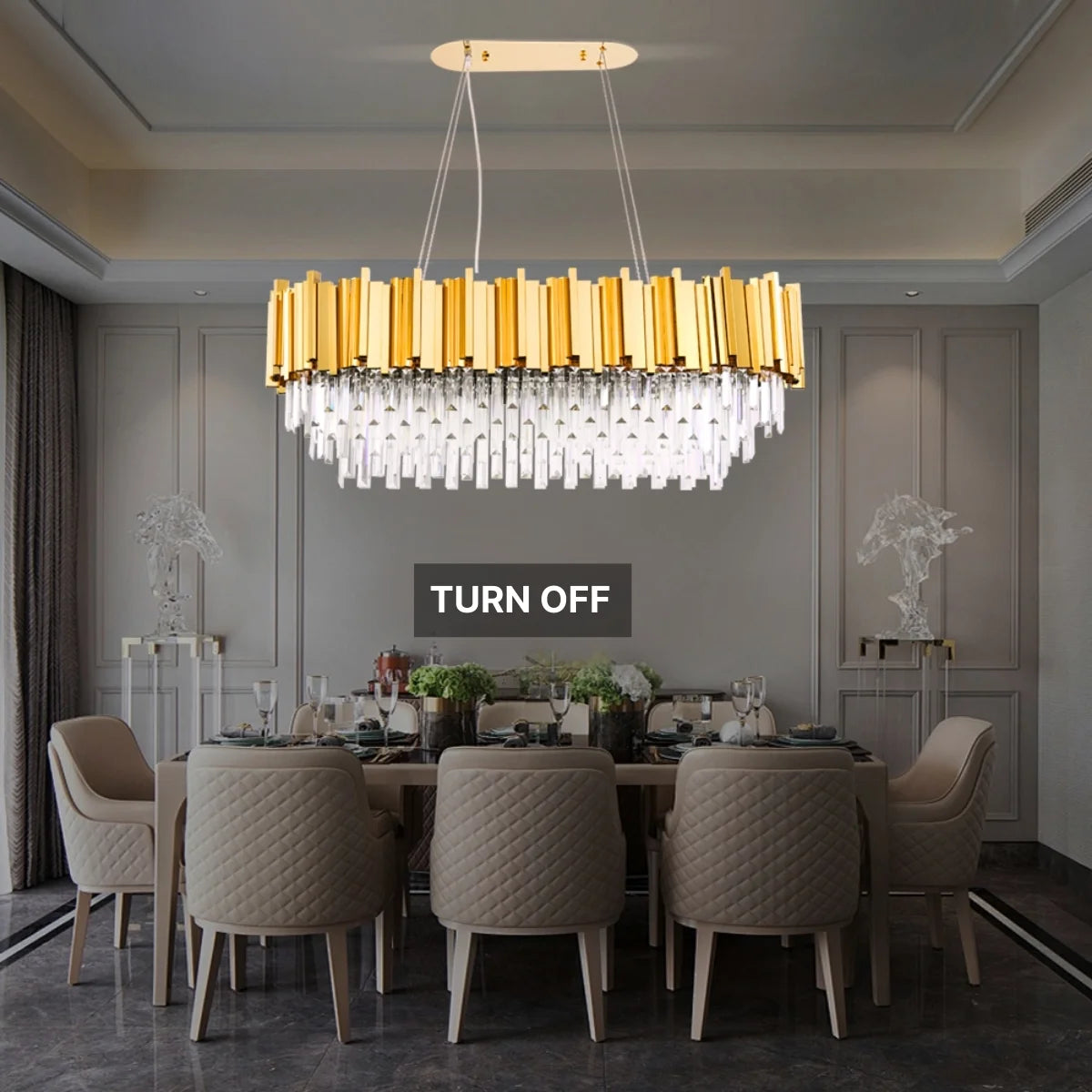 rectangular dining room chandeliers