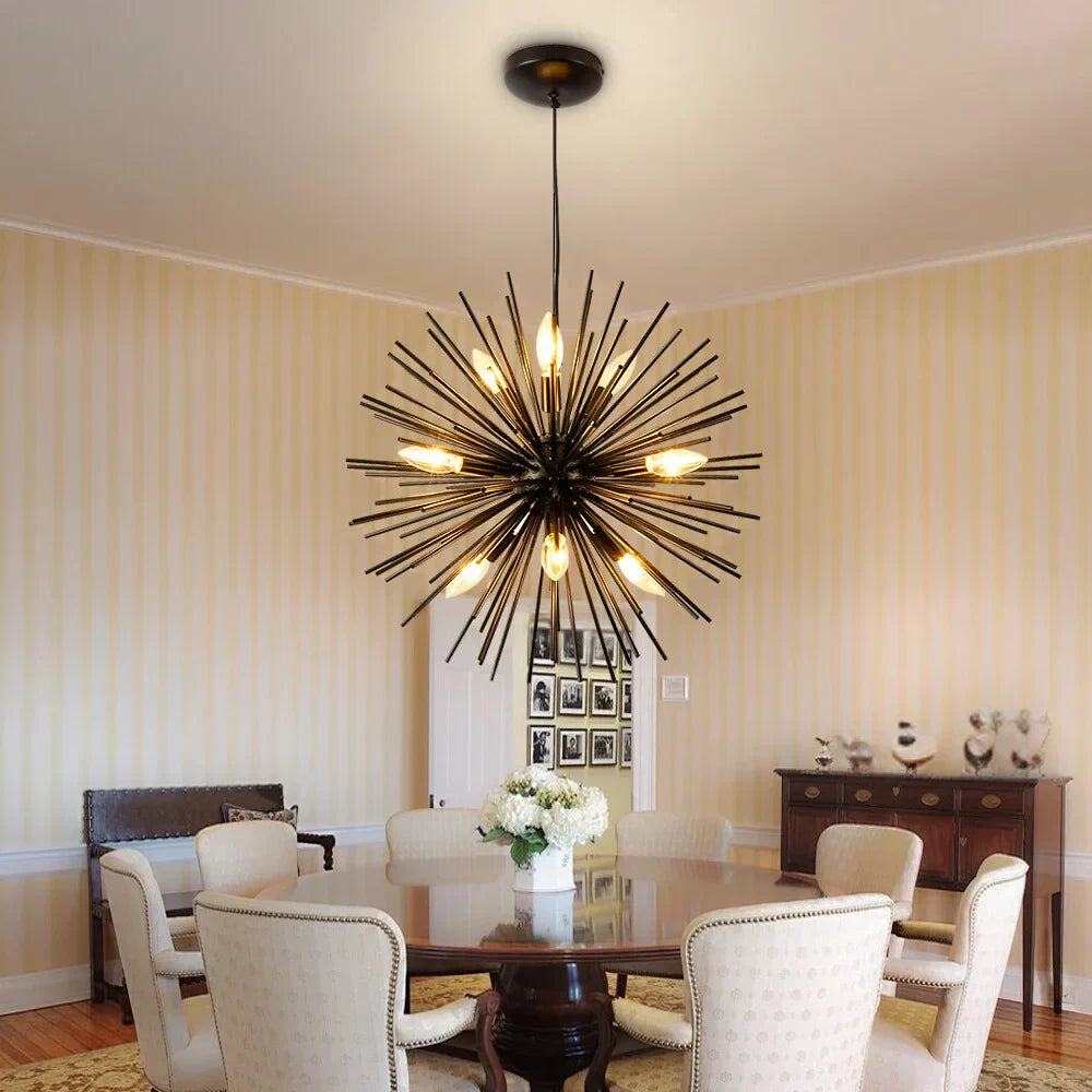 When To Use a Modern Black Chandelier in Dining Room Design