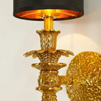 Elyra Luxury Black & Gold Wall Sconce for Bedroom & Hallway