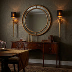 Elyra Luxury Black & Gold Wall Sconce for Bedroom & Hallway