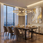 YOOGEE statement chandelier for dining room and foyer lighting