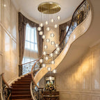 Modern chandelier light fixture for elegant living room decor