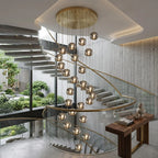 YOOGEE statement chandelier for dining room and foyer lighting