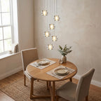 YOOGEE luxury crystal chandelier for modern dining room lighting