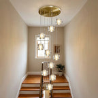 YOOGEE statement chandelier for dining room and foyer lighting