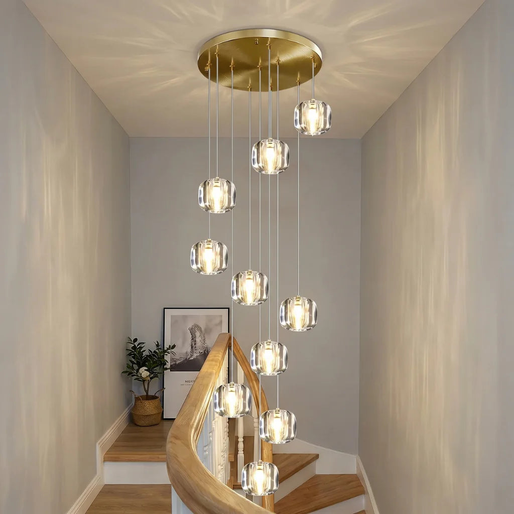 Contemporary chandelier lighting fixture for luxury home decor