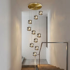 YOOGEE luxury crystal chandelier for modern dining room lighting