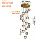 Luxury ceiling chandelier for upscale American home interiors