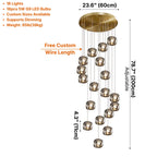 Contemporary chandelier lighting fixture for luxury home decor