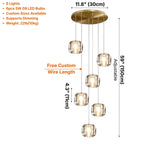 Luxury ceiling chandelier for upscale American home interiors