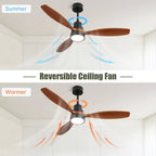 Vento 52 inch ceiling fan chandelier size dimensions and specifications