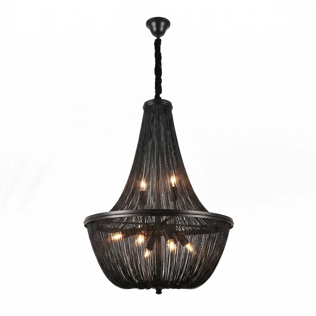 Veil Modern Brown LED Chandelier for Living Room & Dining Room