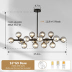 Vesper 16-Light Pendant Light 14