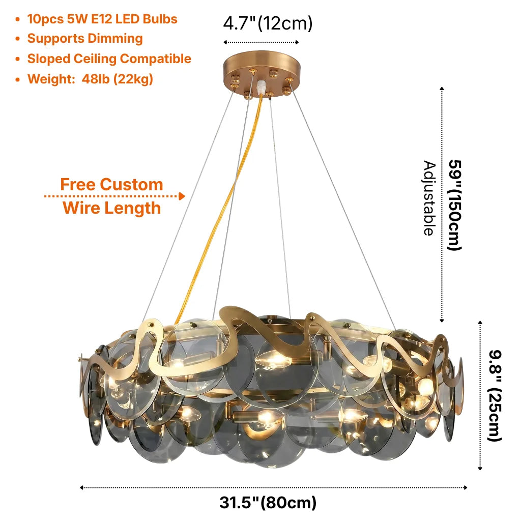 YOOGEE decorative lighting fixture for upscale home interiors