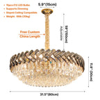 YOOGEE luxury lighting fixture for modern American home decor
