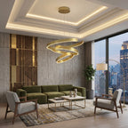YOOGEE luxury crystal chandelier for modern dining room lighting
