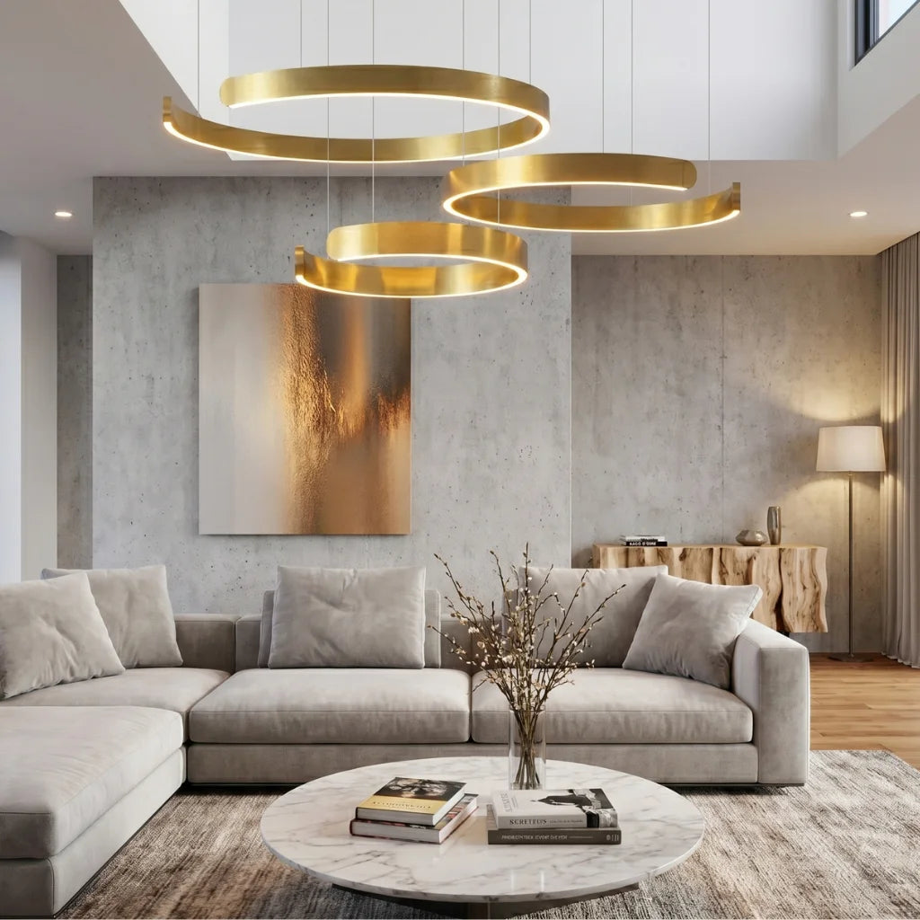Contemporary chandelier lighting fixture for luxury home decor