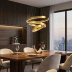 Modern chandelier light fixture for elegant living room decor
