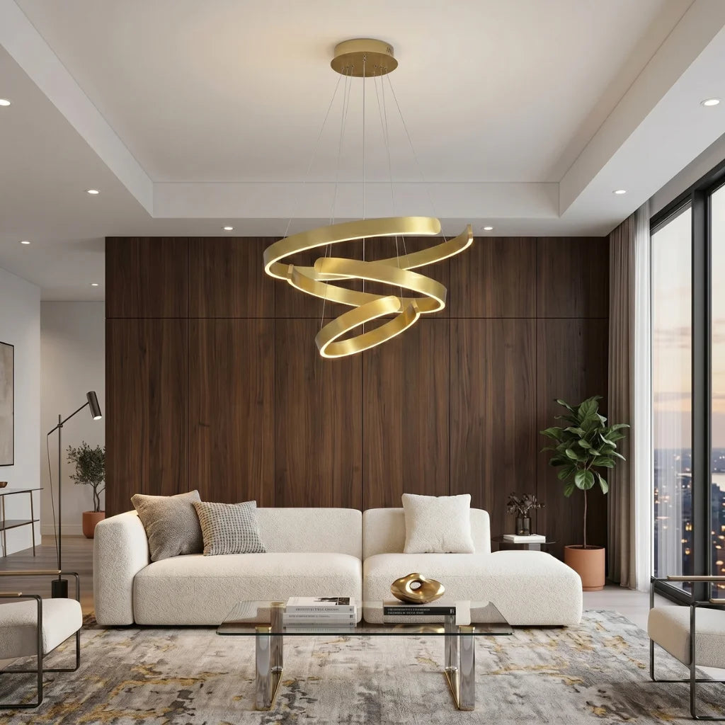 Luxury ceiling chandelier for upscale American home interiors