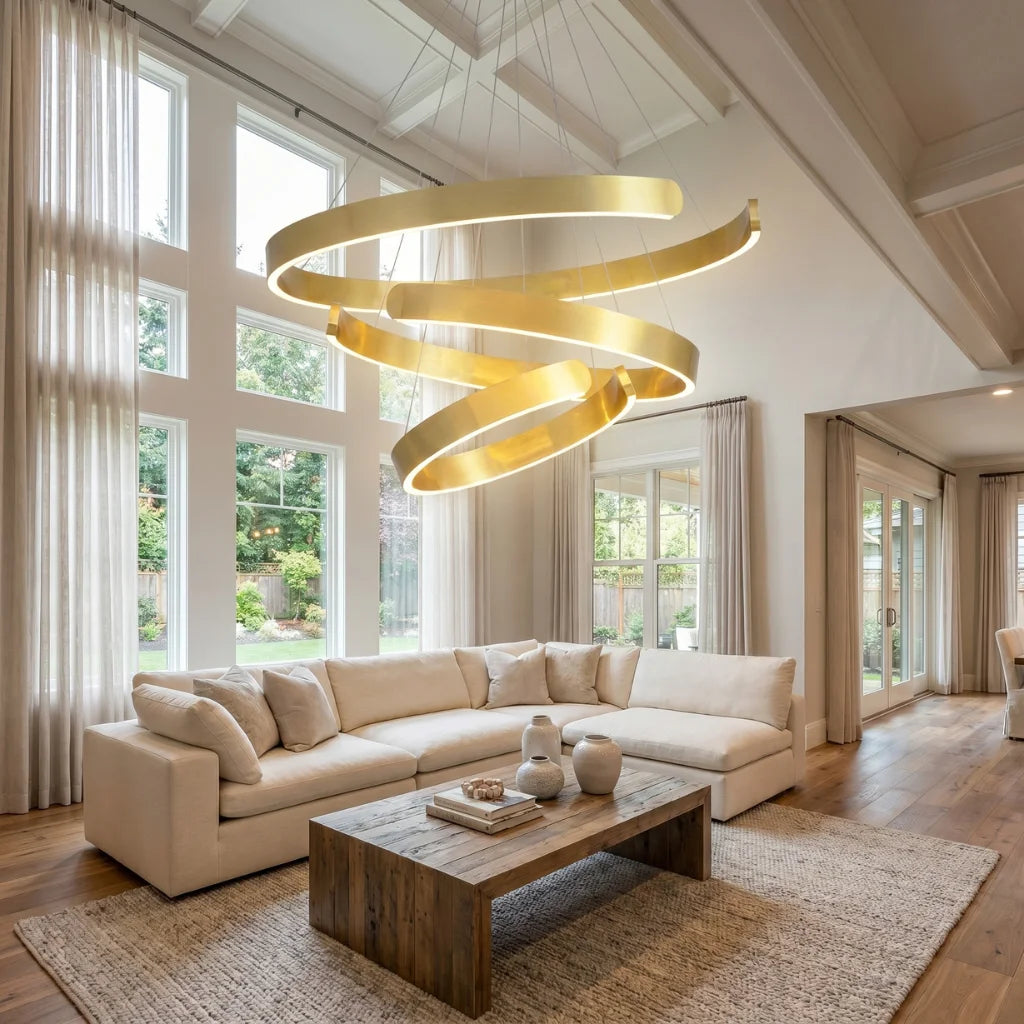 YOOGEE luxury crystal chandelier for modern dining room lighting
