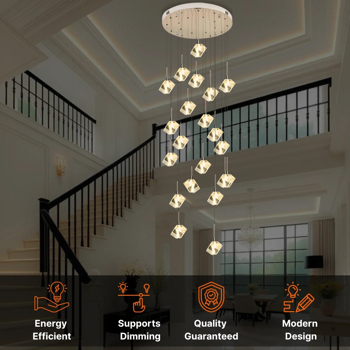Cube Entryway Pendant Light