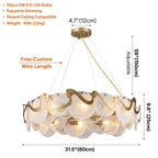YOOGEE luxury lighting fixture for modern American home decor