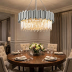 YOOGEE statement chandelier for dining room and foyer lighting