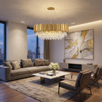 YOOGEE linear pendant light for kitchen and dining room lighting