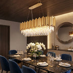 YOOGEE linear pendant light for kitchen and dining room lighting