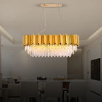 modern rectangular dining room chandelier