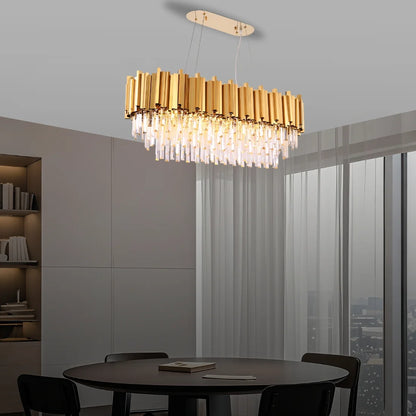 rectangular dining room chandeliers