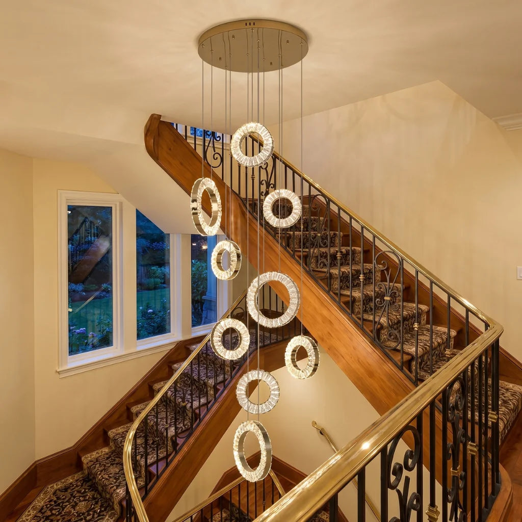 Contemporary chandelier lighting fixture for luxury home decor