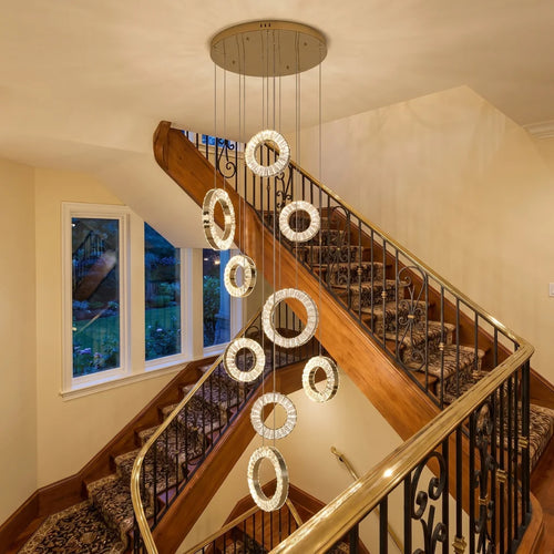 Contemporary chandelier lighting fixture for luxury home decor