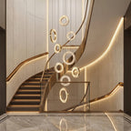 Modern chandelier light fixture for elegant living room decor