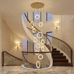 YOOGEE statement chandelier for dining room and foyer lighting