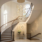 Luxury ceiling chandelier for upscale American home interiors