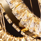 YOOGEE statement chandelier for dining room and foyer lighting