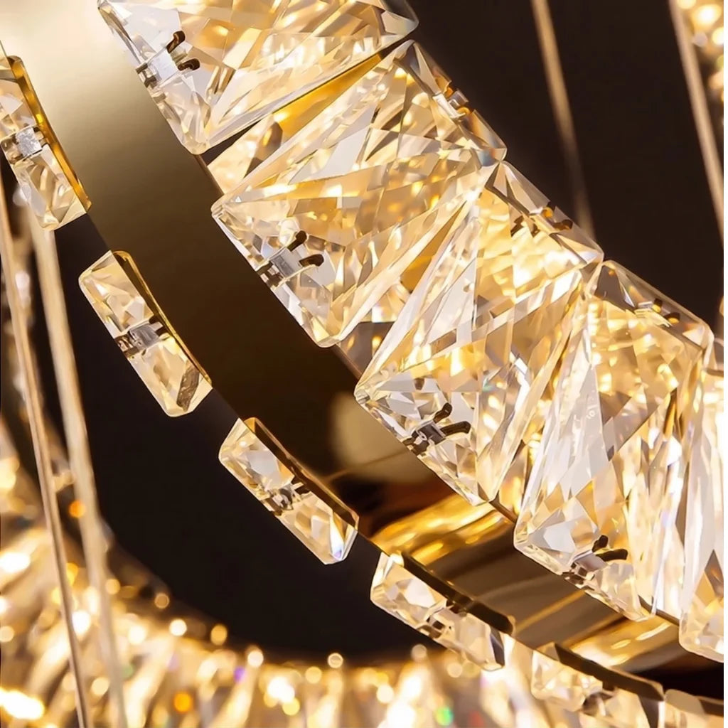YOOGEE statement chandelier for dining room and foyer lighting