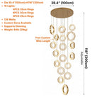 Luxury ceiling chandelier for upscale American home interiors