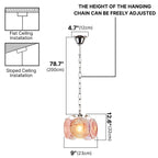 5 x 7 glass shades for pendant lights