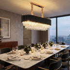 Luxury pendant lighting fixture for dining room and kitchen island