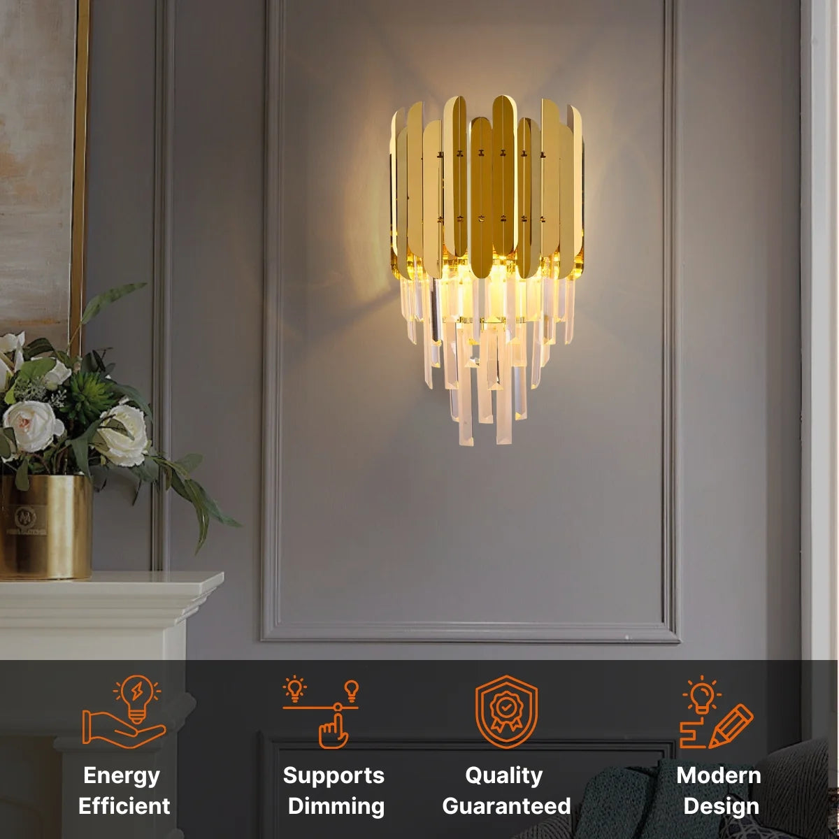 Reflex Chrome Chandelier